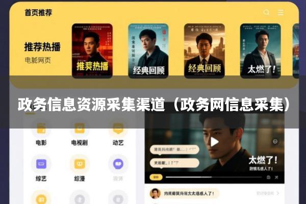 政务信息资源采集渠道(政务网信息采集)