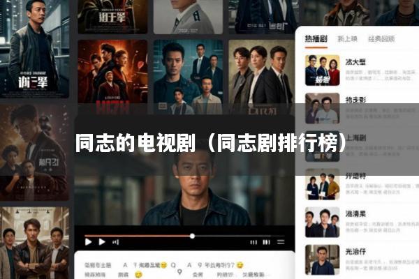 同志的电视剧(同志剧排行榜)