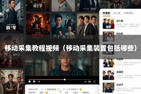 移动采集教程视频(移动采集装置包括哪些)