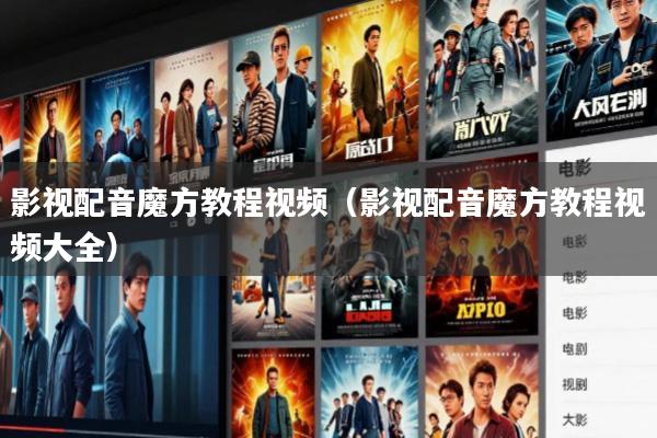 影视配音魔方教程视频(影视配音魔方教程视频大全)